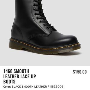 Dr. Marten’s Leather Lace Up Boots